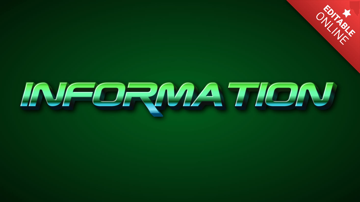 Information Text Effect Generator TextStudio