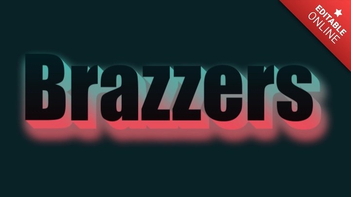 Brazzers | Efecto Para Diseño Carteles | Generador de Efectos de Texto