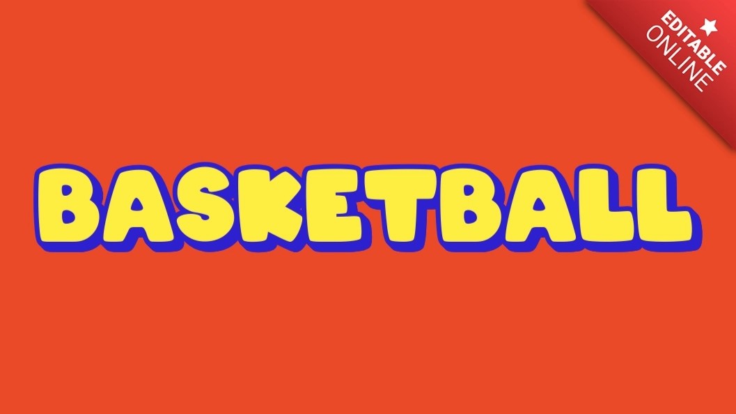 Basketball Popcorn Font Text Effect Generator