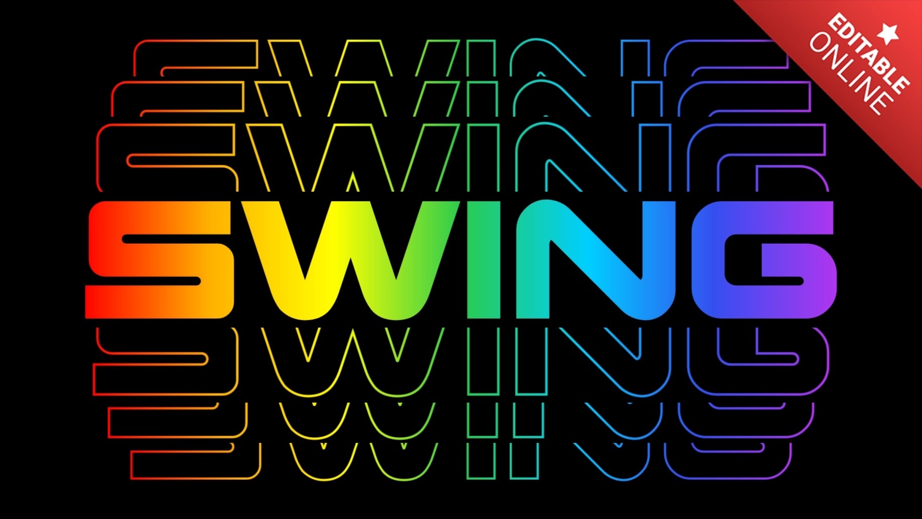 Swing Text Effect Generator TextStudio