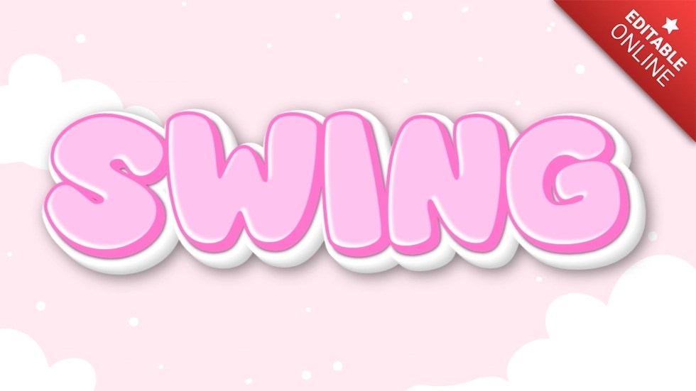 Swing Text Effect Generator TextStudio