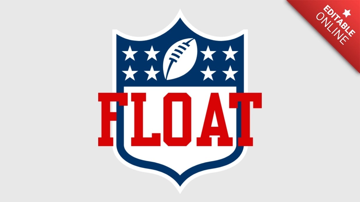 Float NFL Font Text Effect Generator