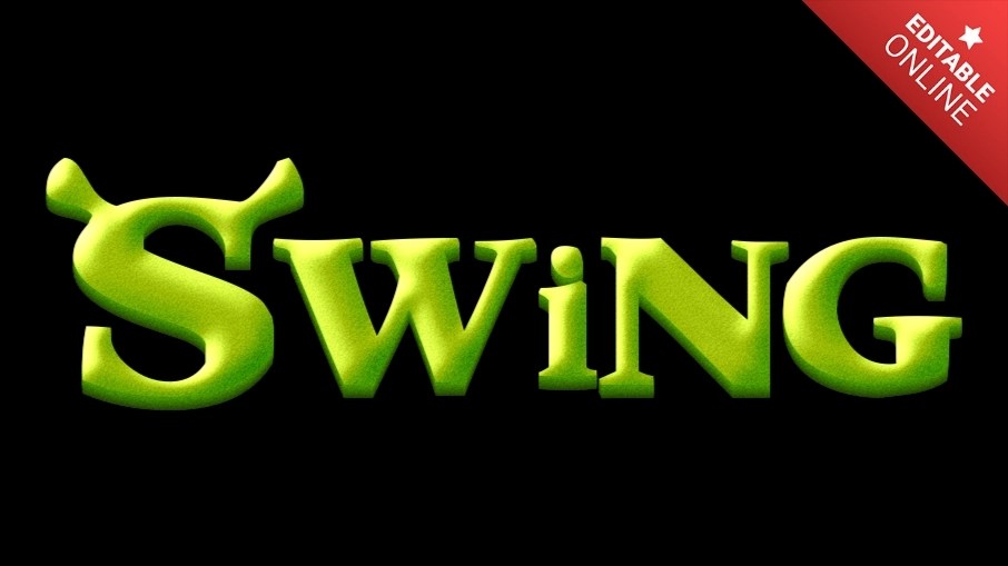 Swing Text Effect Generator