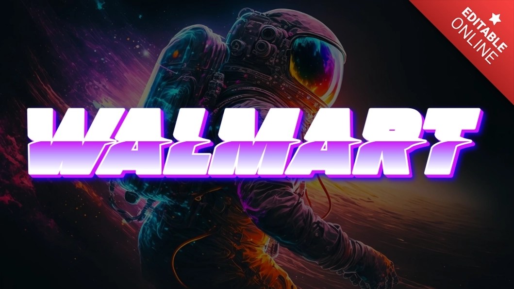 Walmart フォントスペース テキストエフェクトジェネレーター