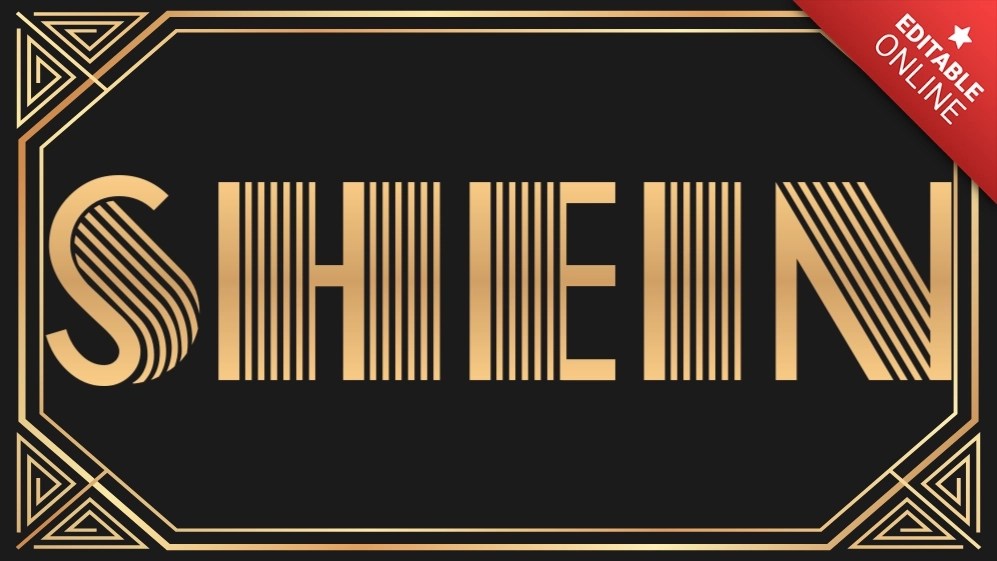 Shein Art Deco Font Text Effect Generator