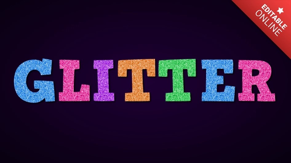 Glitter Text Effect Generator