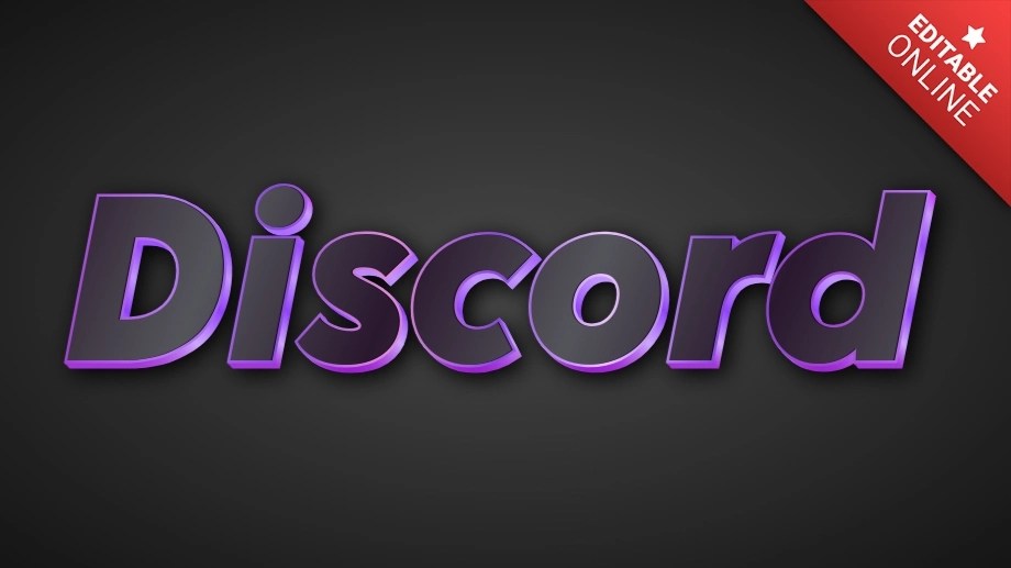 Discord Purple Black Font Text Effect Generator