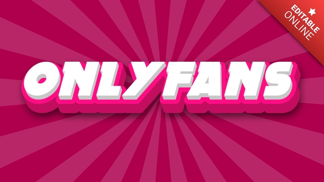 Onlyfans | Super Promo Pink Font | Text Effect Generator