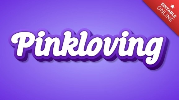 Pinkloving Gerador de efeitos de estilo de texto