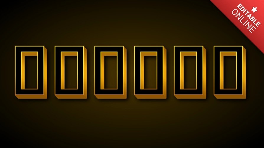 震災イラスト Deluxe Gold Style Font Text Effect Generator