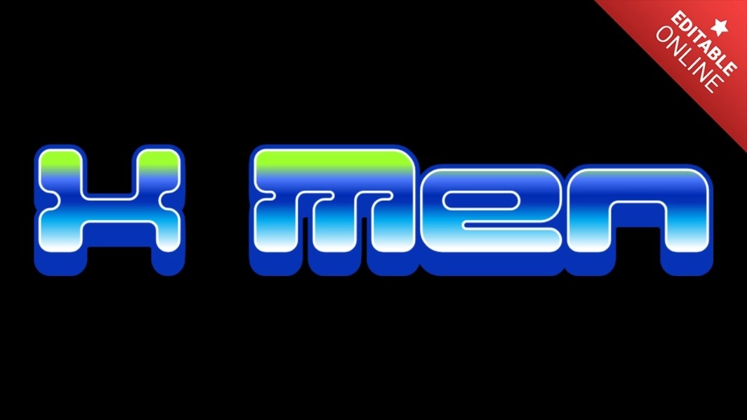 XMen Retro Saturn Space Text Effect Generator