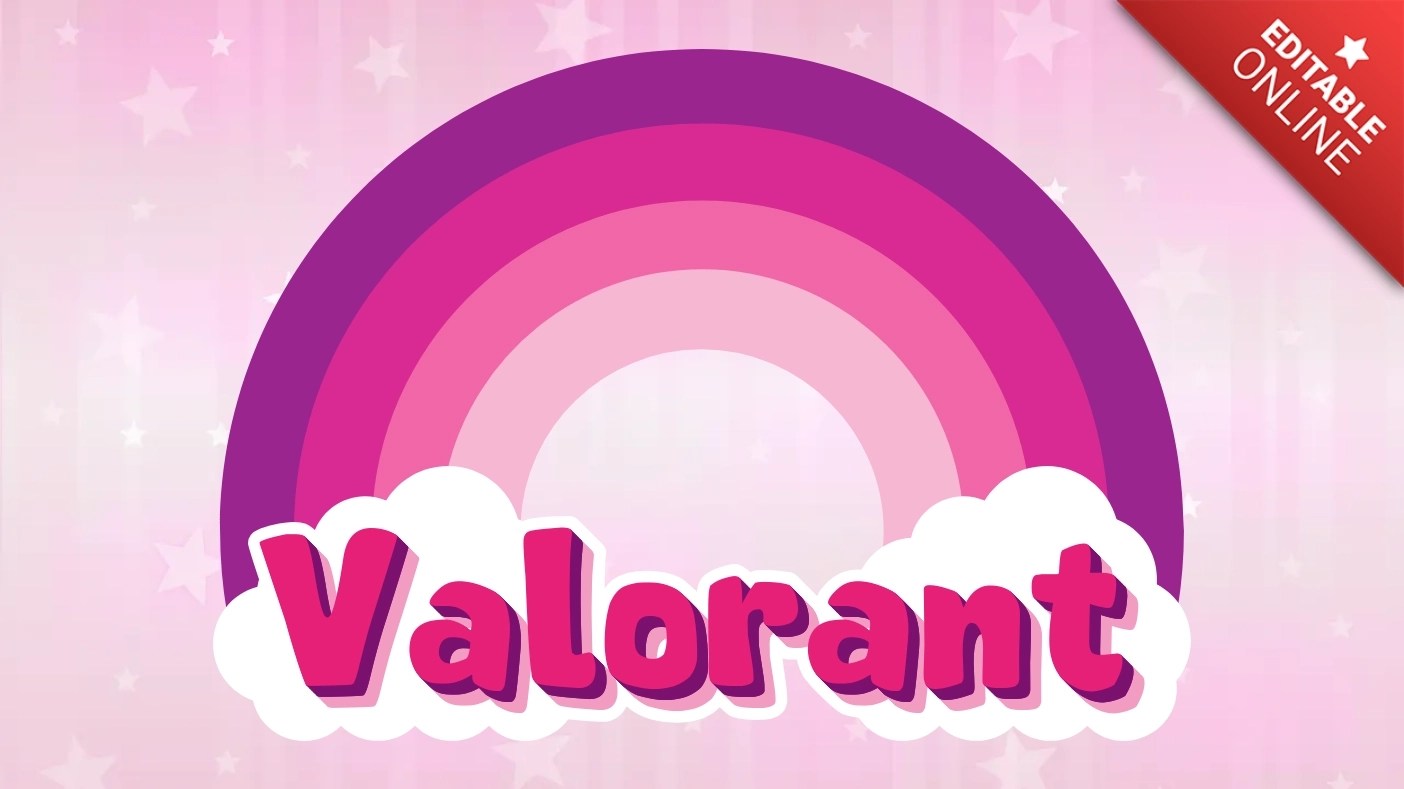 Valorant Il Logo Della Parodia Del Mio Piccolo Pony Generatore di