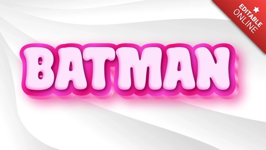 Batman Mum Day Font Text Effect Generator