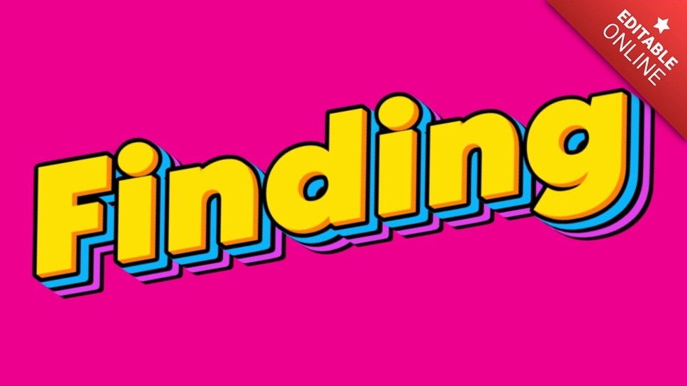 Finding Pop Art Font Style Text Effect Generator