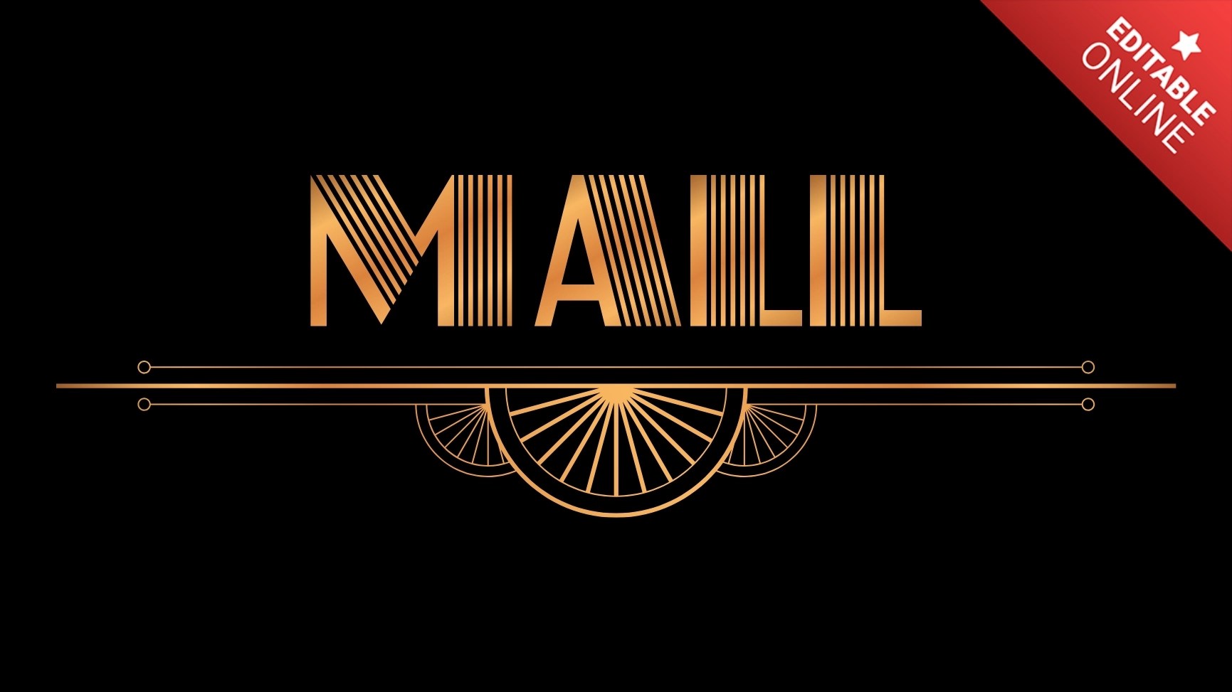 Mall Art Deco Font Text Effect Generator