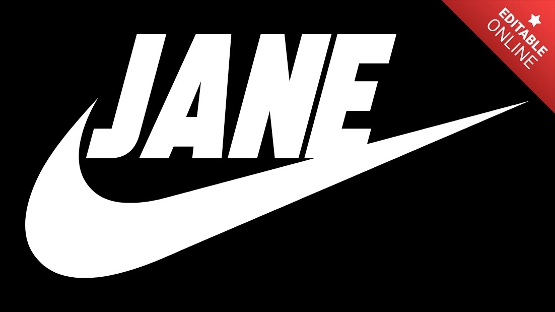 Jane ナイキフォント テキストエフェクトジェネレーター