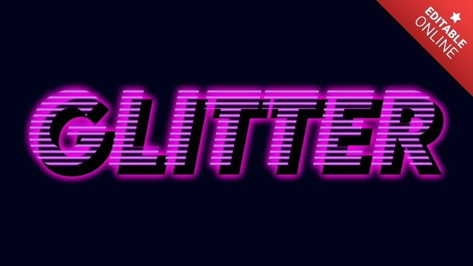 Glitter Text Effect Generator