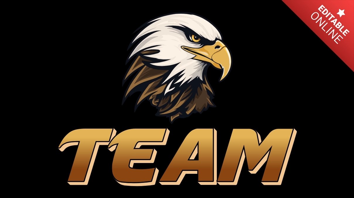 Team Eagle Logo Text Effect Generator