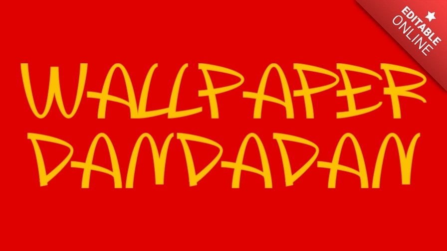 Wallpaper Dandadan Mc Donald's Font Text Effect Generator