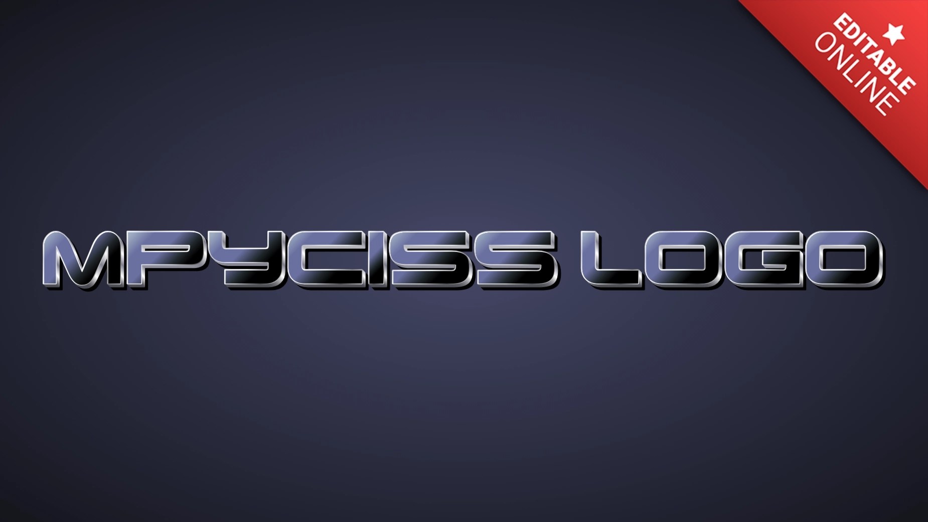 Mpyciss的logo Terminator Text Effect Generator