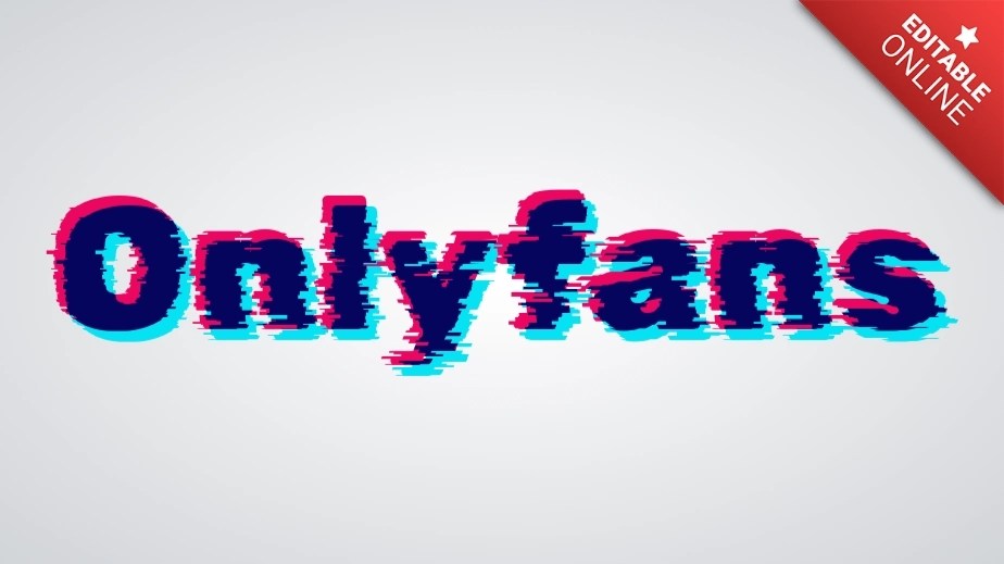 Onlyfans | Glitch | Text Effect Generator