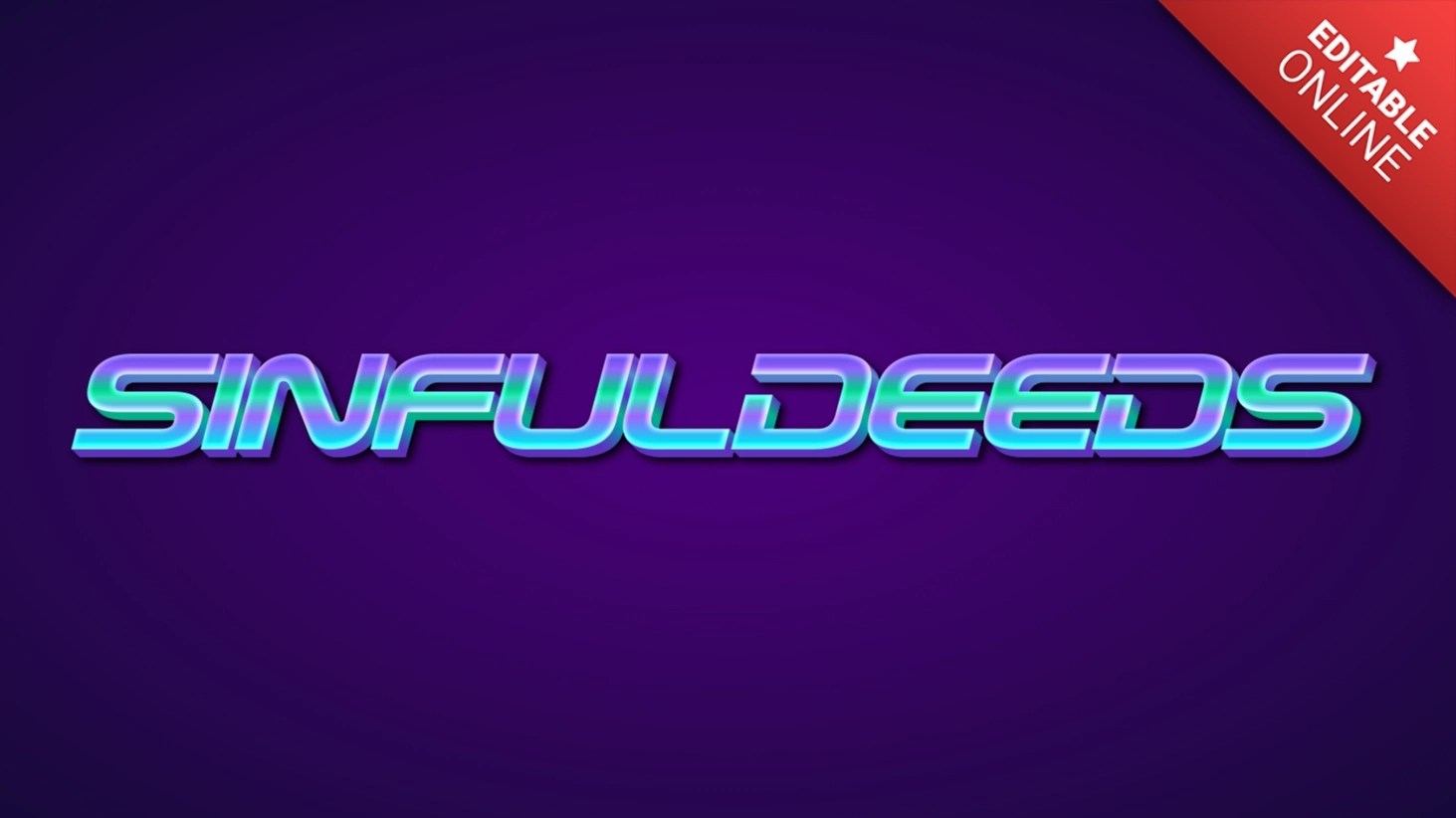 SINFULDEEDS Fantasy Text Effect Generator(09)