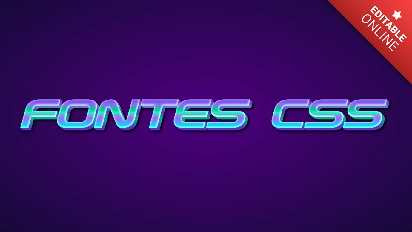 Fontes Css Fantasy Text Effect Generator