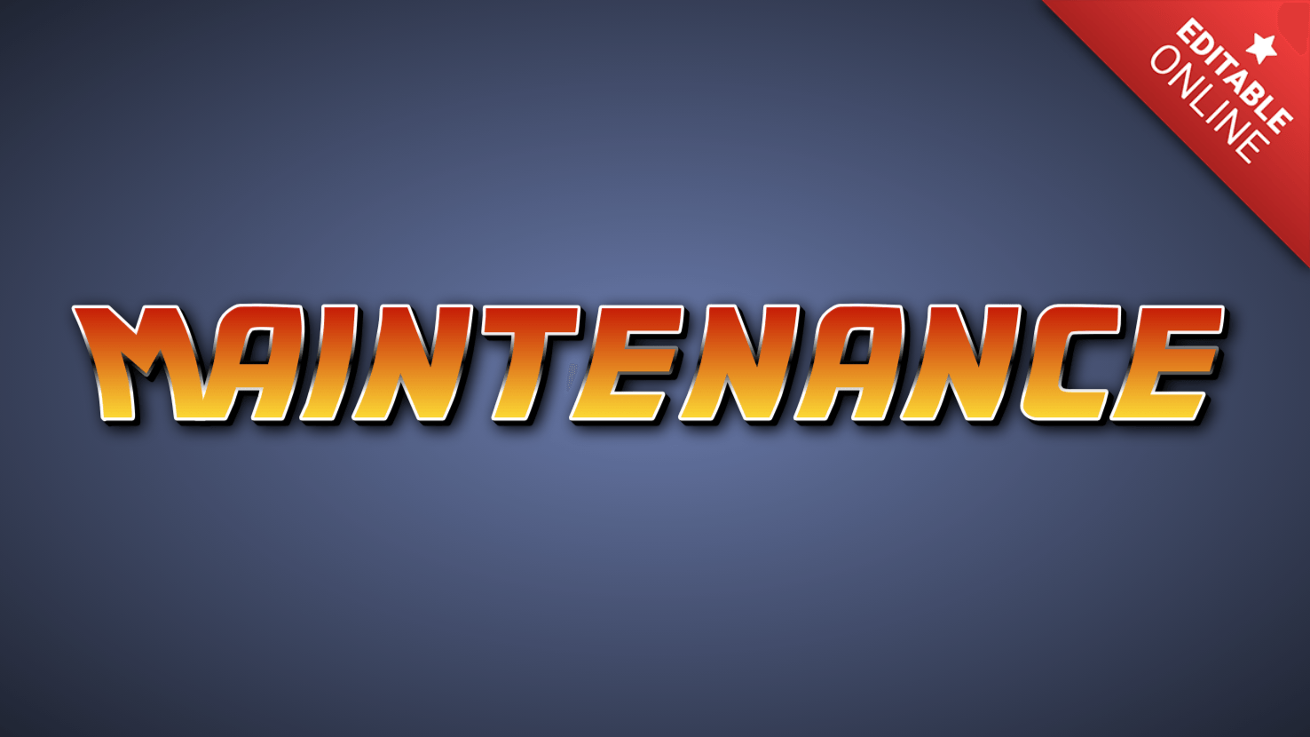 Maintenance Text Effect Generator TextStudio