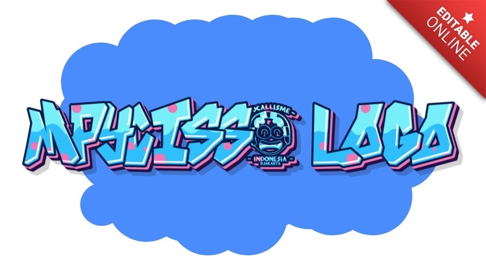 Mpyciss的logo Graffiti Street Art Font Text Effect Generator