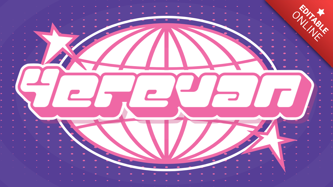 Yerevan Style Police Y2k Générateur d'effet de texte