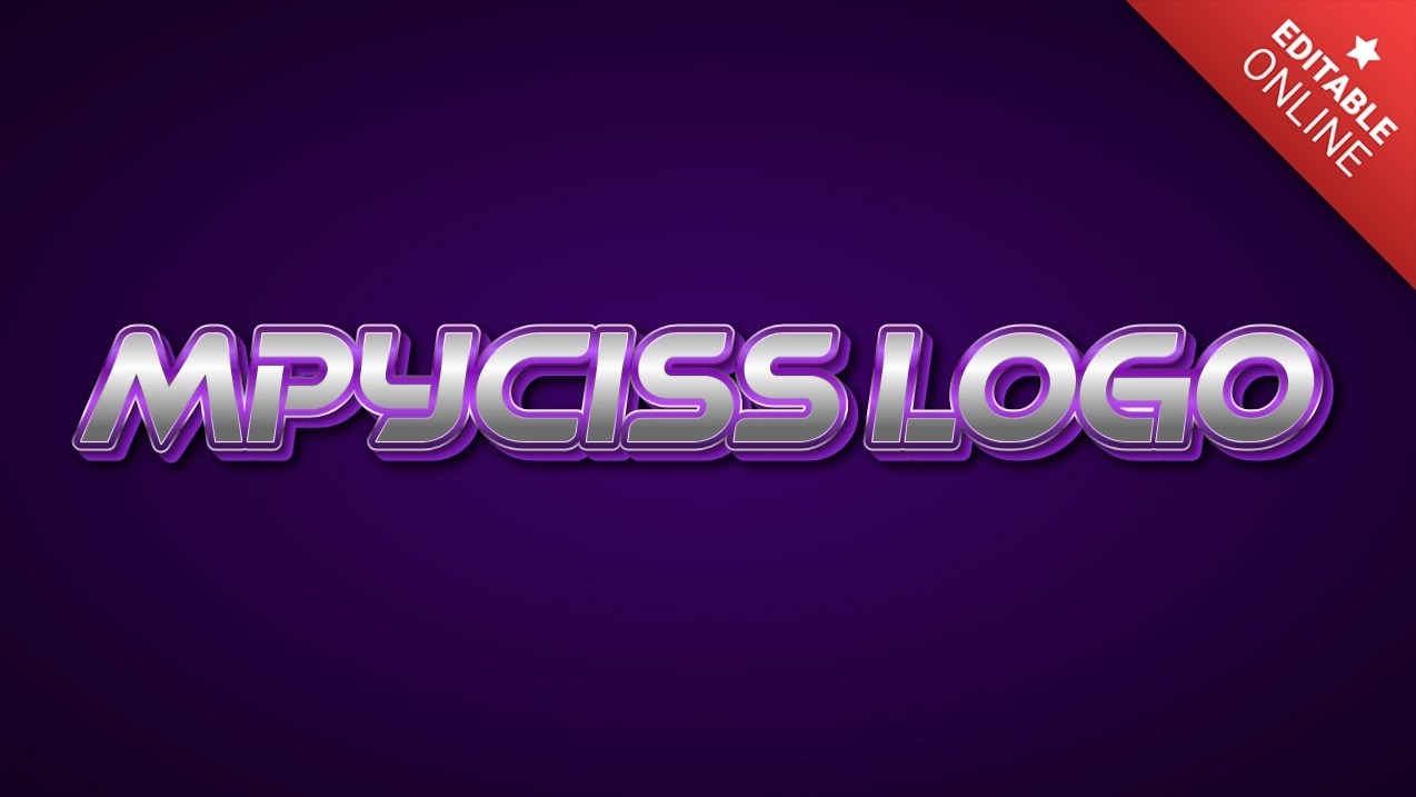 Mpyciss的logo Effects For IPhone Text Effect Generator