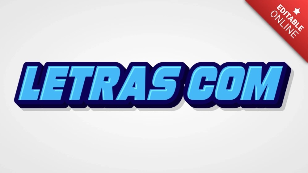 Letras Com Word Text Effect Generator