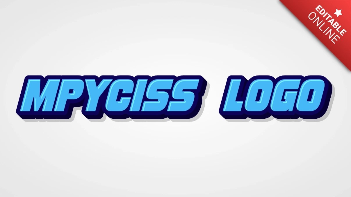 Mpyciss的logo Word Text Effect Generator