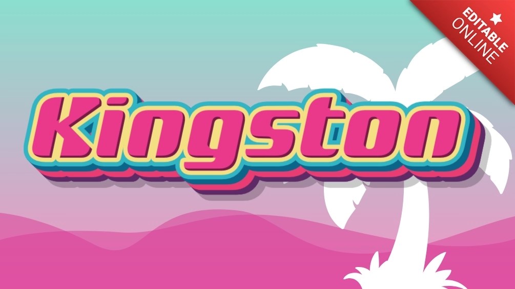 Kingston Holidays Text Effect Generator