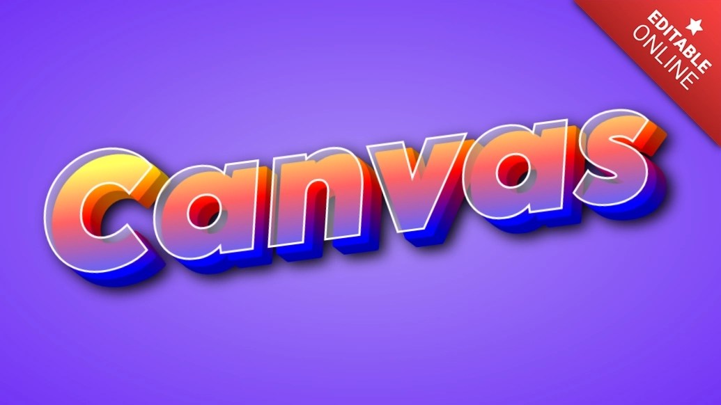 Canvas Black Friday Text Effect Generator