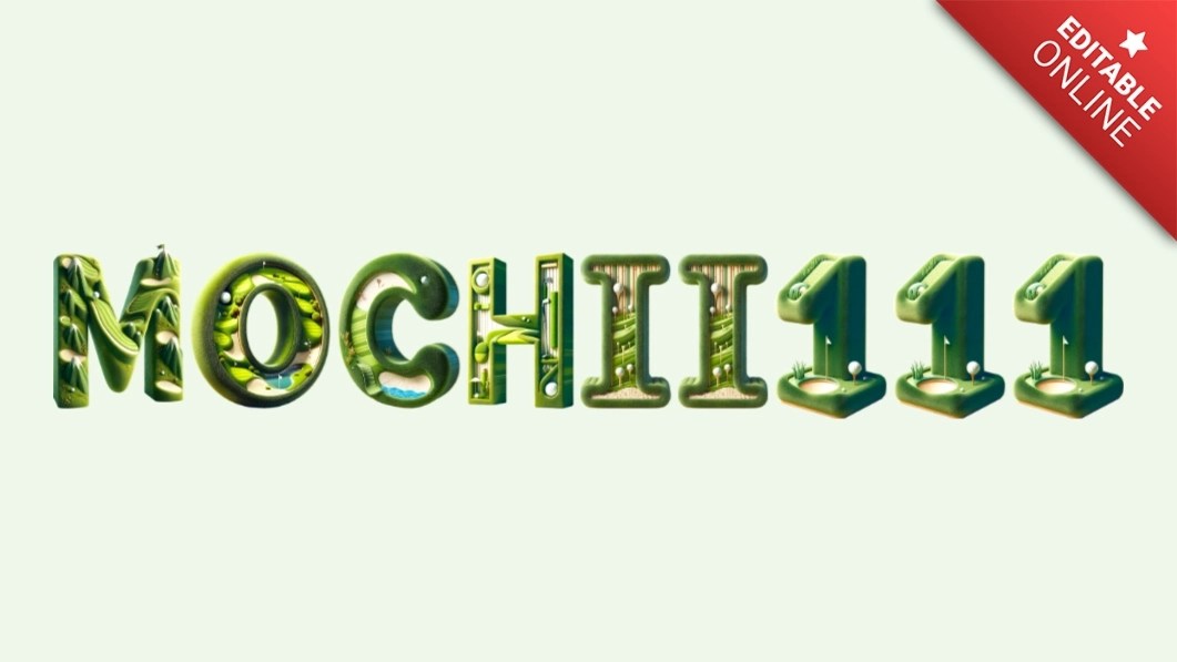 Mochii111 | Fonte Golfe | Gerador de efeitos de texto