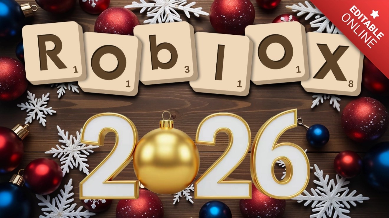 How To Get Festive Fever 2025 Roblox Roblox Festive New Year 2025 Greeting With Scrabble Tile Text