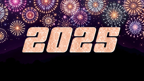 Onlyfans Sparkling 2025 With Festive Fireworks Background Text