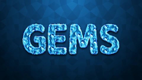 Onlyfans Sparkling Blue Gemstone Text Effect Generator
