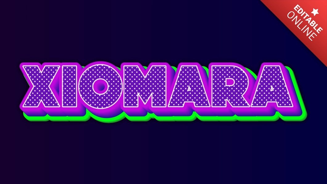 Xiomara Generador de Efectos de Texto