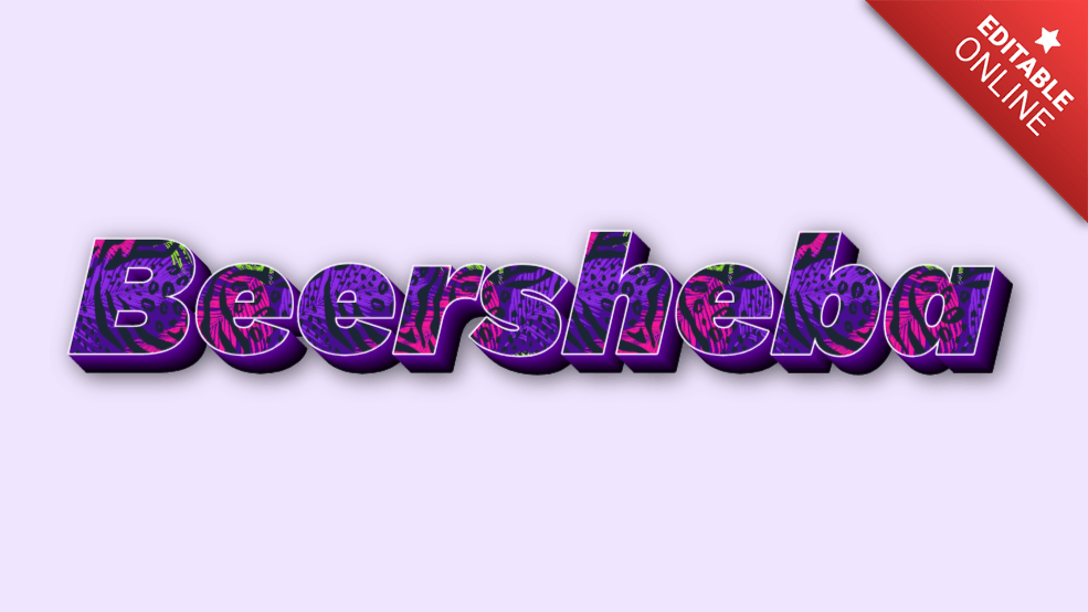 Beersheba Text Effect Generator TextStudio