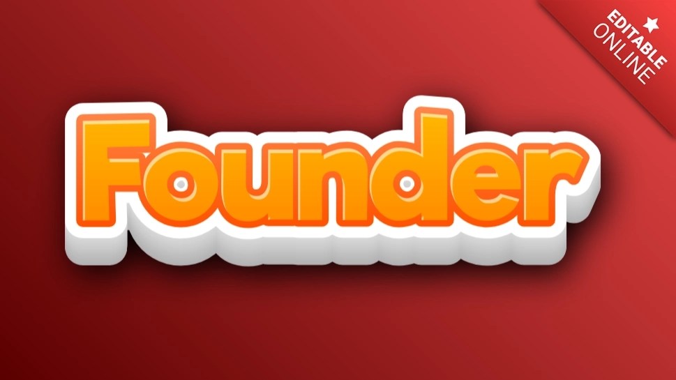 Founder Text Effect Generator