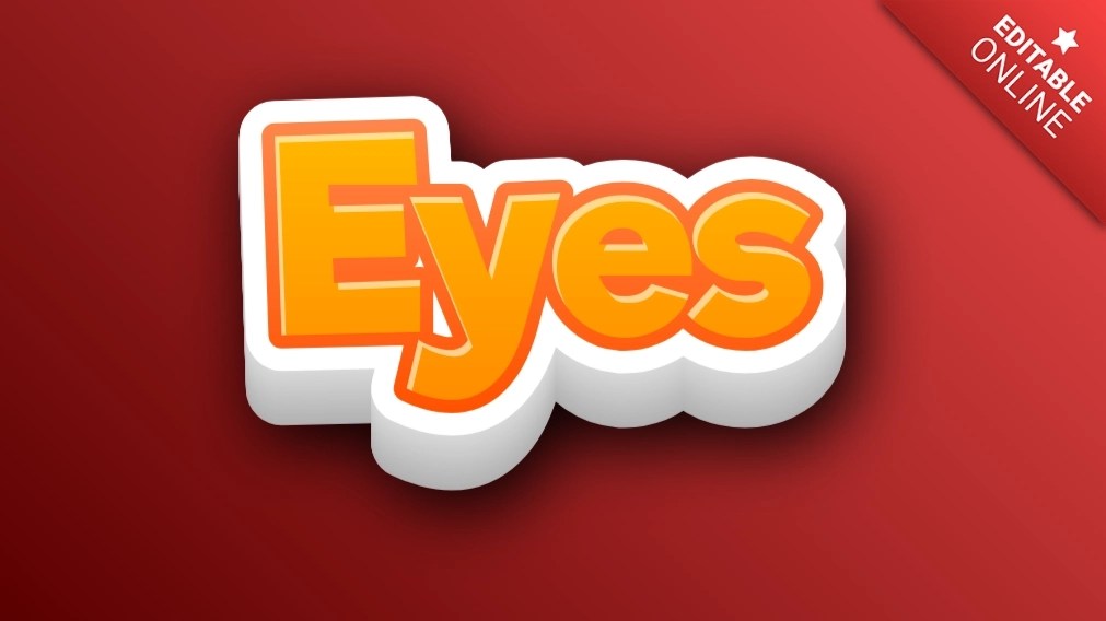 Eyes Text Effect Generator