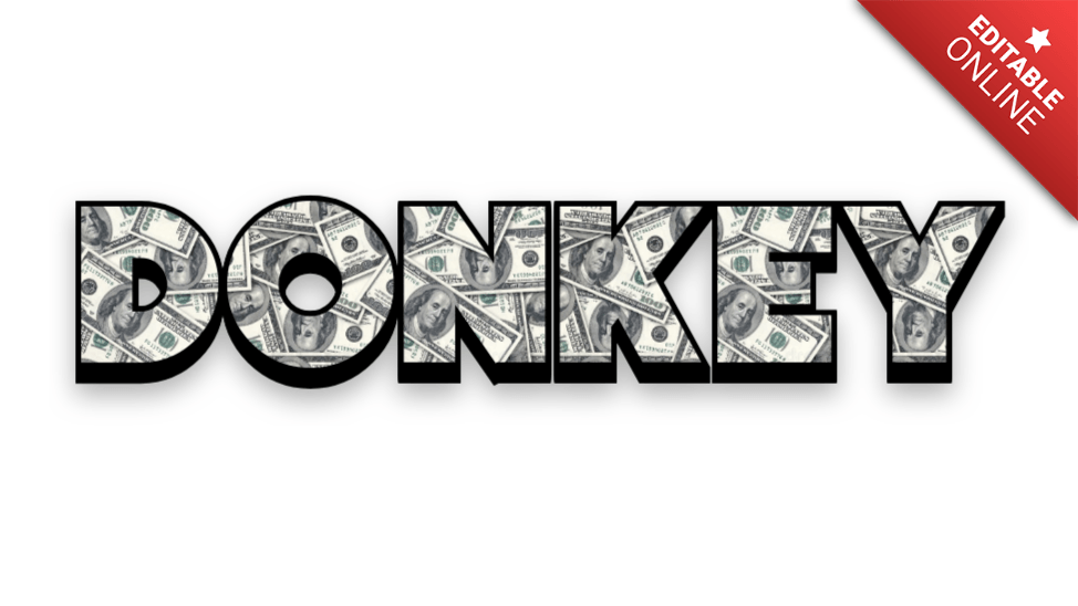 Donkey Text Effect Generator TextStudio