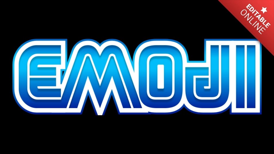Emoji Sega Text Effect Generator