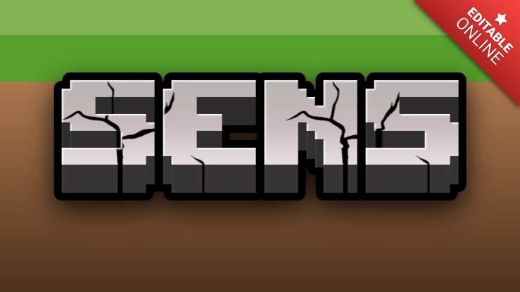 Sens | Minecraft 3D | Text Effect Generator