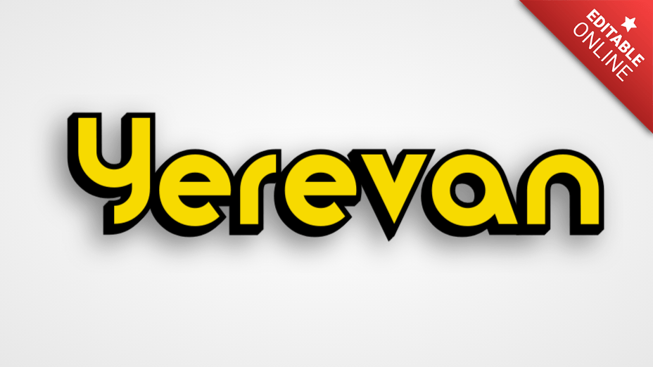 Yerevan Les Minions Générateur d'effet de texte