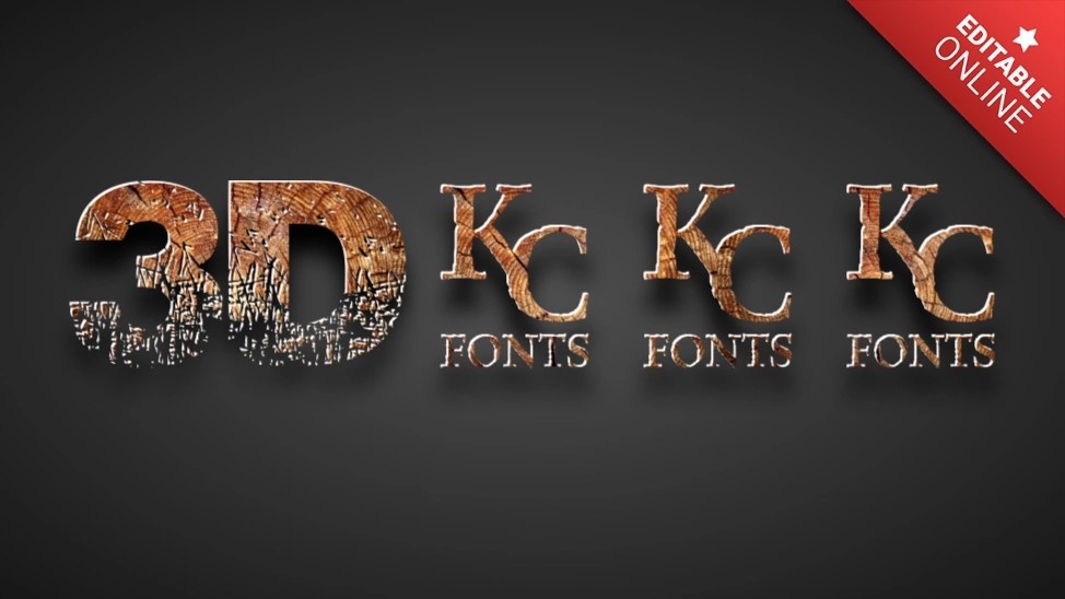 3dブルー Damaged Wood Text Effect Generator