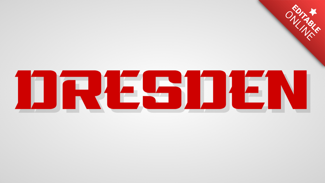 Dresden Japan Oriental Text Effect Generator