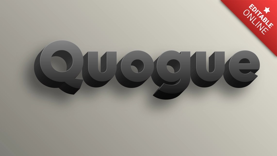 Quogue Text Effect Generator